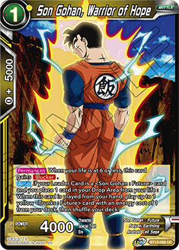 Supreme Rivalry BT13-099 Son Gohan Warrior Of Hope