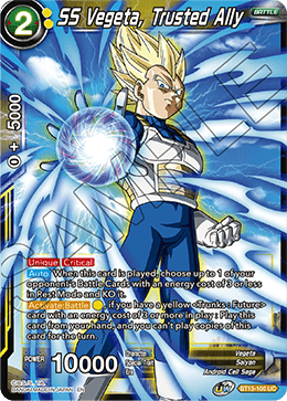 Supreme Rivalry BT13-100 SS Vegeta Trusted Ally