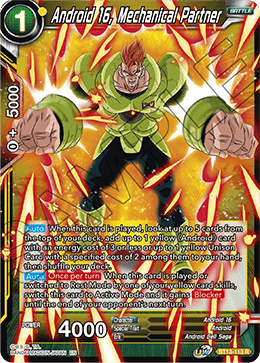 Supreme Rivalry BT13-113 Android 16 Mechanical Partner