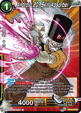 Supreme Rivalry BT13-116 Android 20 Skill Absorber