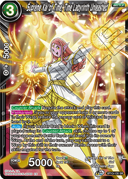 Supreme Rivalry BT13-135 Supreme Kai Of Time Time Labyrinth Unleashed