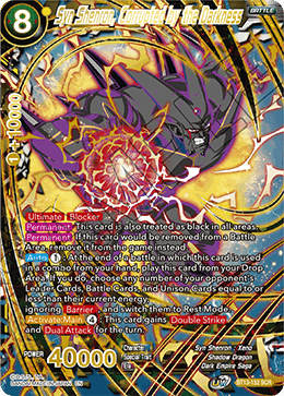 Supreme Rivalry BT13-152 Syn Shenron Corrupted By The Darkness