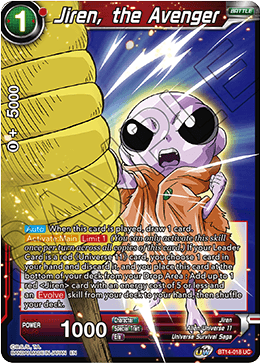 Cross Spirits BT14-018 Jiren The Avenger Foil