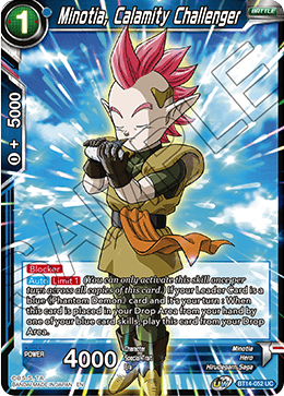 Cross Spirits BT14-052 Minotia Calamity Challenger Foil