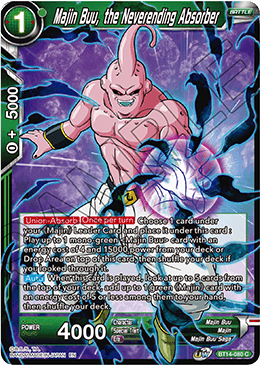 Cross Spirits BT14-080 Majin Buu The Neverending Absorber Foil