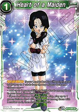 Cross Spirits BT14-086 Heart Of A Maiden Foil