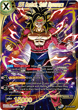 Cross Spirits BT14-122 SPR SS4 Bardock Spirit Resonance