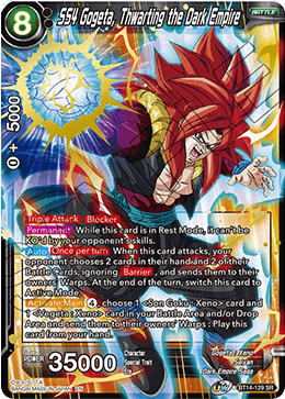 Cross Spirits BT14-129 SS4 Gogeta Thwarting The Dark Empire