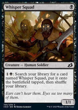 MTG IKORA : LAIR OF BEHEMOTHS - 105/274 Whisper Squad