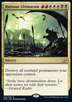 MTG IKORA : LAIR OF BEHEMOTHS - 204/274 Ruinous Ultimatum