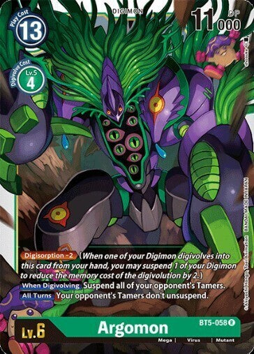 BATTLE OF OMNI BT5-058 Argomon