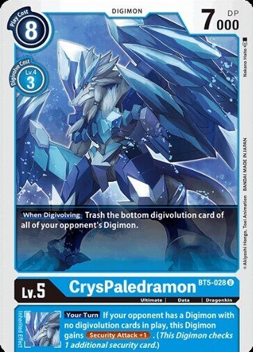 BATTLE OF OMNI BT5-028 CrysPaledramon