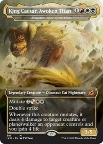 MTG IKORIA : LAIR OF BEHEMOTHS - 381 King Caesar, Awoken Titan Snapdax, Apex Hunt