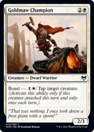 MTG Kaldheim 014/285 Goldmaw Champion
