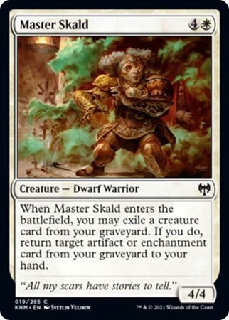 MTG Kaldheim 019/285 Master Skald