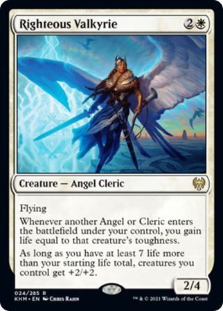 MTG Kaldheim 024/285 Righteous Valkyrie