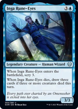 MTG Kaldheim 064/285 Inga Rune-Eyes