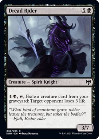 MTG Kaldheim 089/285 Dread Rider