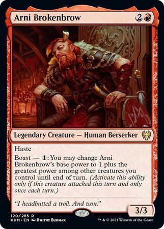 MTG Kaldheim 120/285 Arni Brokenbrow
