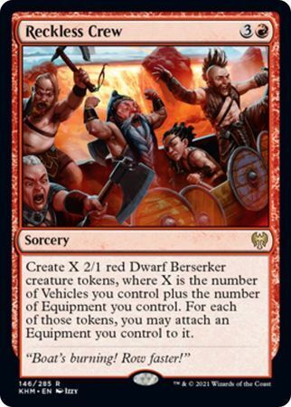 MTG Kaldheim 146/285 Reckless Crew
