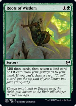MTG Kaldheim 190/285 Roots of Wisdom