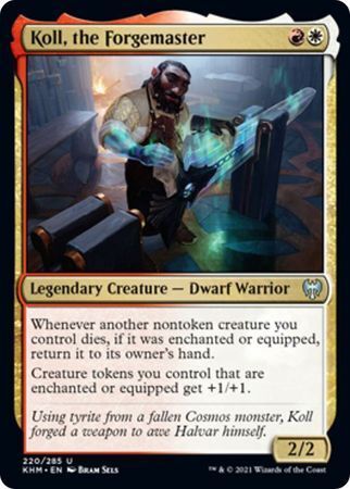 MTG Kaldheim 220/285 Koll, the Forgemaster