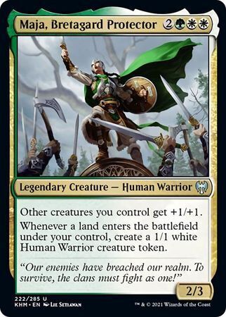 MTG Kaldheim 222/285 Maja, Bretagard Protector