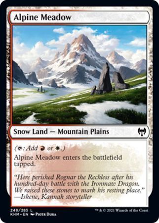 MTG Kaldheim 248/285 Alpine Meadow