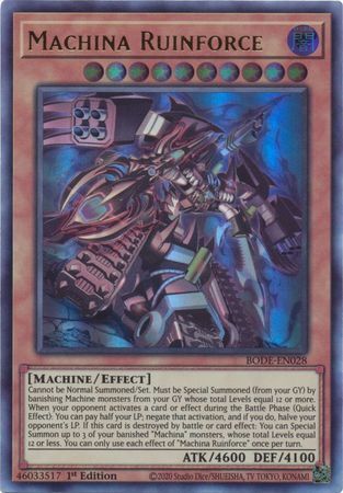 Burst Of Destiny BODE-EN028 Machina Ruinforce