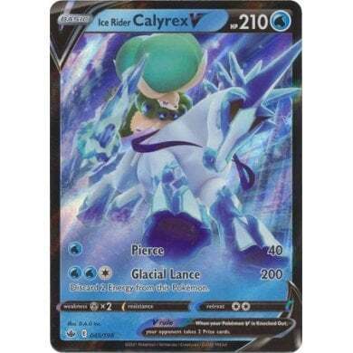 SWSH Chilling Reign 045-198 Ice Rider Calyrex V