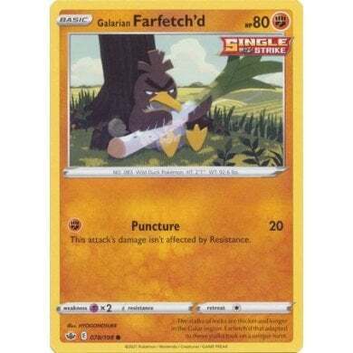 SWSH Chilling Reign 078-198 Galarian Farfetch’d