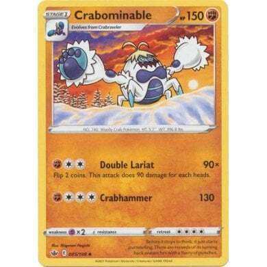 SWSH Chilling Reign 085-198 Crabominable