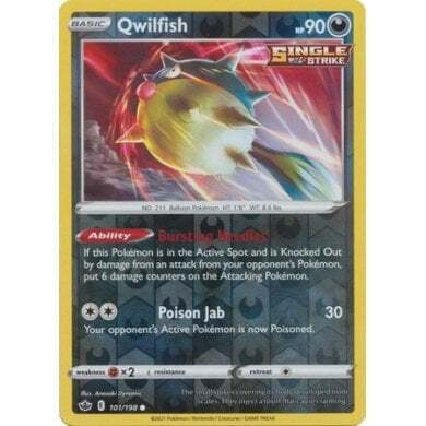 SWSH Chilling Reign 101-198 Qwilfish Reverse