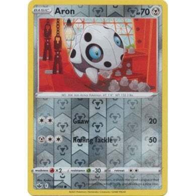 SWSH Chilling Reign 109-198 Aron Reverse