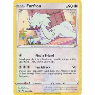 SWSH Chilling Reign 126-198 Furfrou