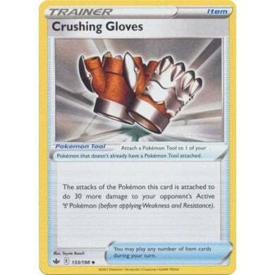 SWSH Chilling Reign 133-198 Crushing Gloves