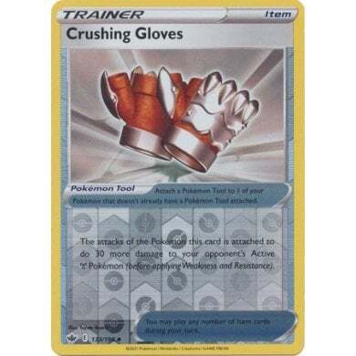 SWSH Chilling Reign 133-198 Crushing Gloves Reverse
