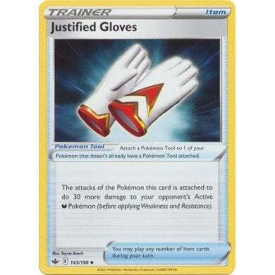 SWSH Chilling Reign 143-198 Justified Gloves