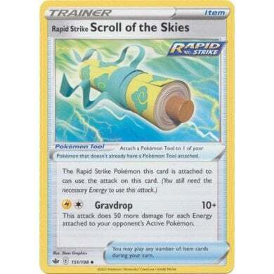 SWSH Chilling Reign 151-198 Rapid Strike Scroll of the Skies