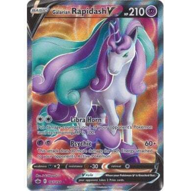 SWSH Chilling Reign 167-198 Galarian Rapidash V