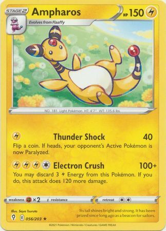 SWSH Evolving Skies 056/203 Ampharos