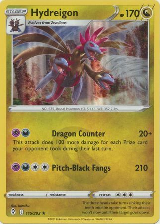 SWSH Evolving Skies 115/203 Hydreigon