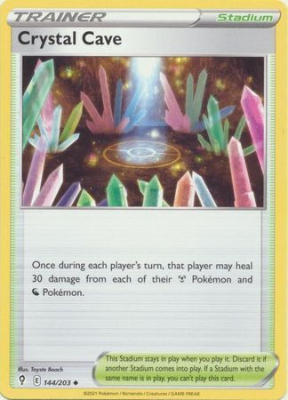 SWSH Evolving Skies 144/203 Crystal Cave