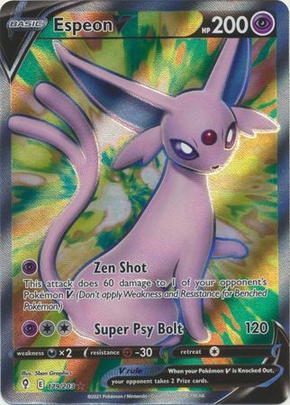 SWSH Evolving Skies 179/203 Espeon V