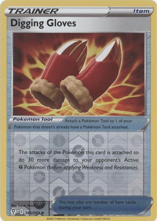 SWSH Evolving Skies 145/203 Digging Gloves Reverse