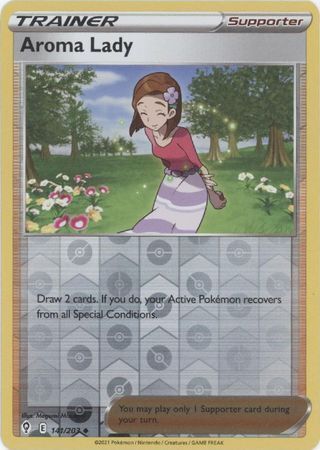 SWSH Evolving Skies 141/203 Aroma Lady Reverse