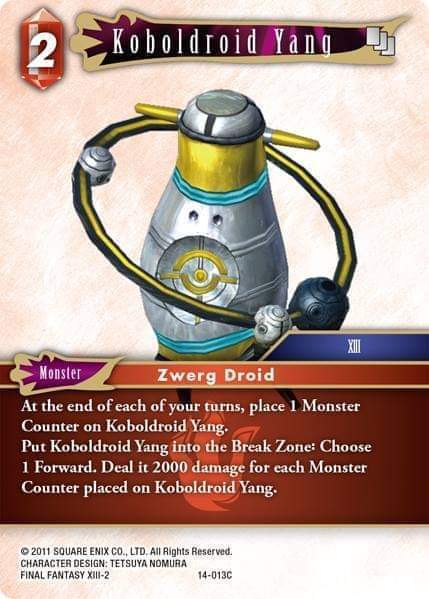 Final Fantasy Opus XIV 14-013 Koboldroid Yang