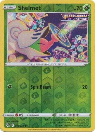 SWSH Fusion Strike 013-264 Shelmet Reverse