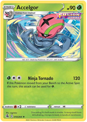 SWSH Fusion Strike 014-264 Accelgor