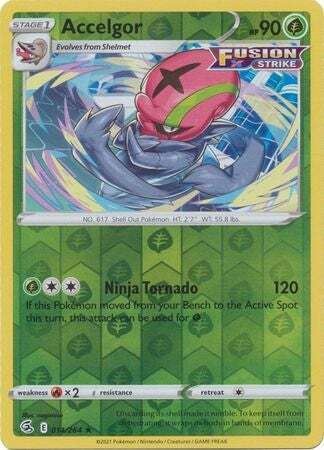 SWSH Fusion Strike 014-264 Accelgor Reverse